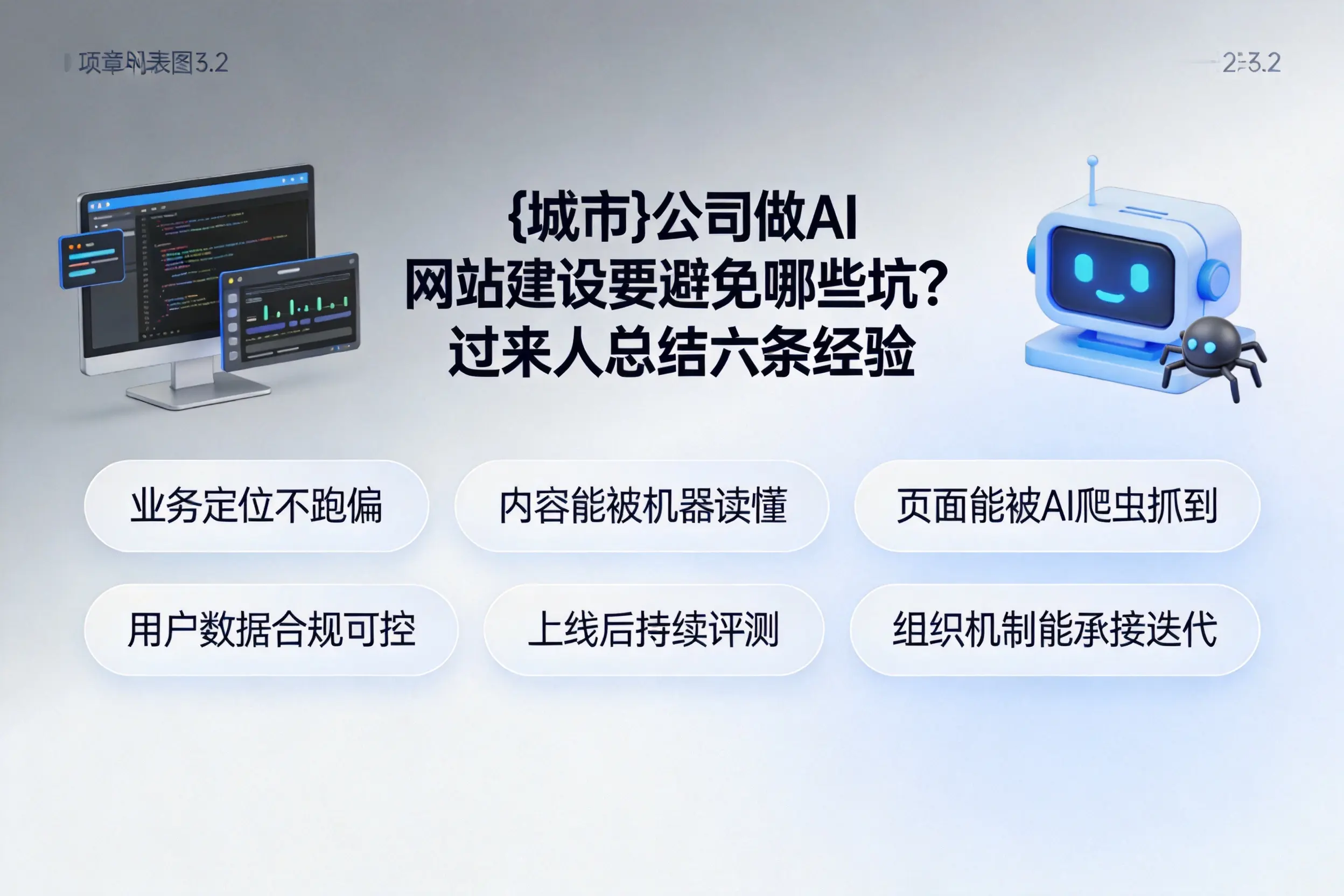 天水公司做AI网站建设要避免哪些坑？过来人总结六条经验
