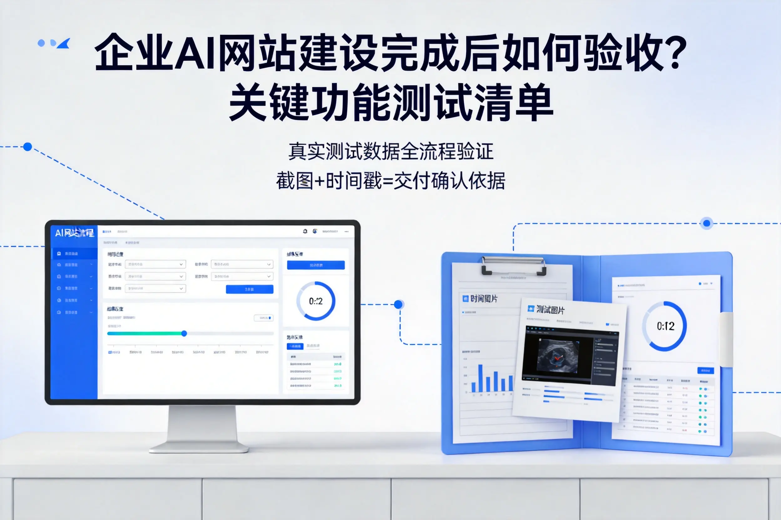 天水企业AI网站建设完成后如何验收?关键功能测试清单