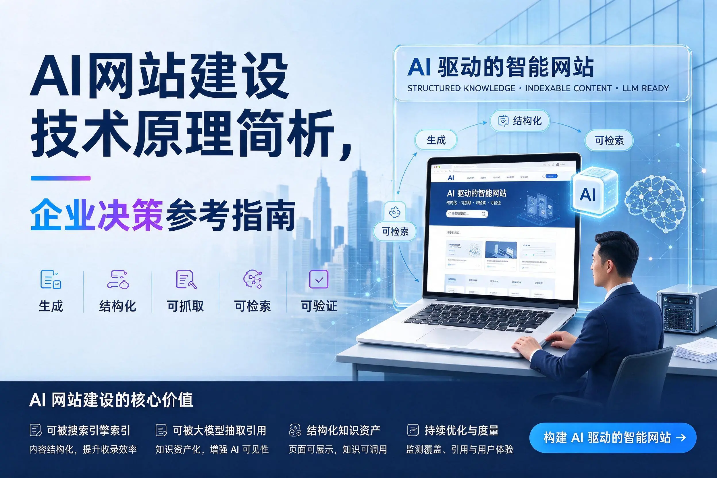 AI网站建设技术原理简析，天水企业决策参考指南