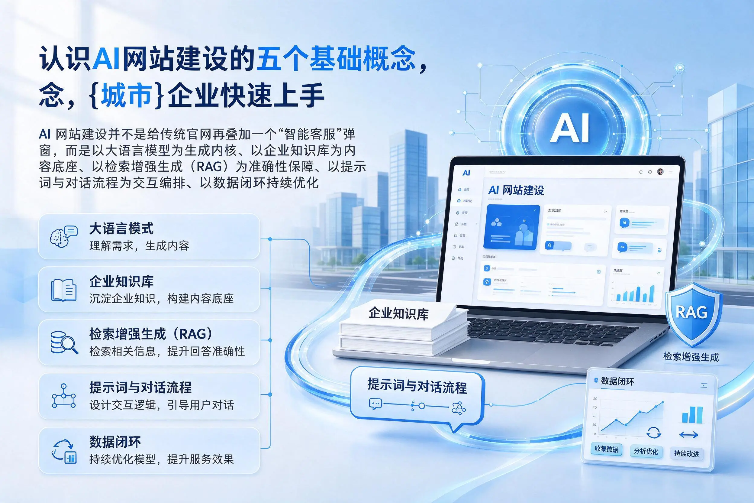 认识AI网站建设的五个基础概念，天水企业快速上手