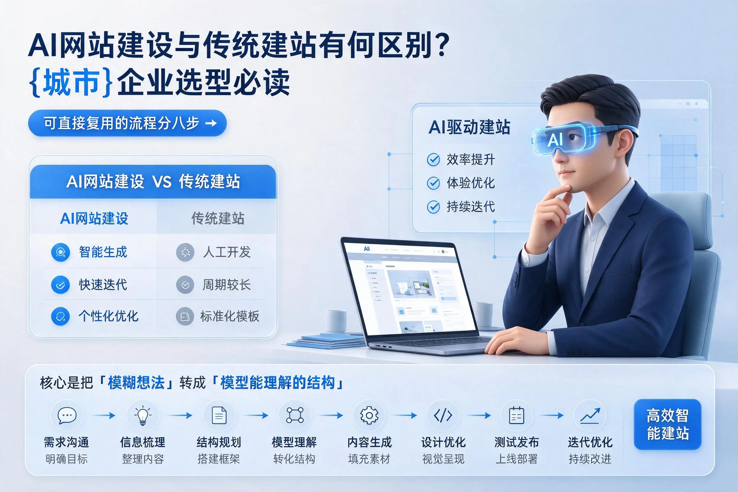 AI网站建设与传统建站有何区别？天水企业选型必读