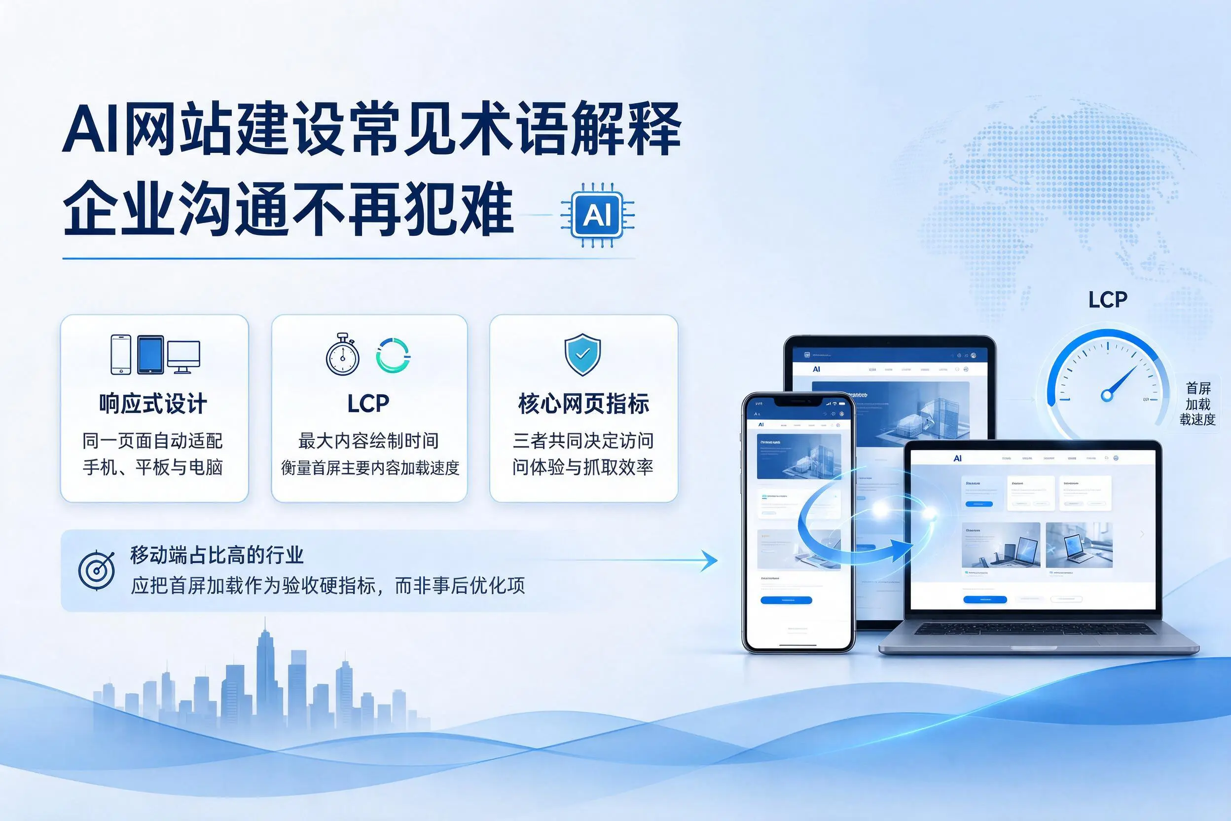 AI网站建设常见术语解释，天水企业沟通不再犯难